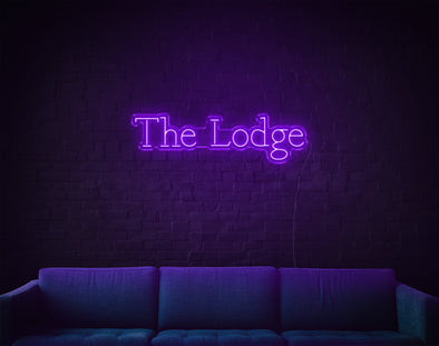 The Lodge LED Neon Sign