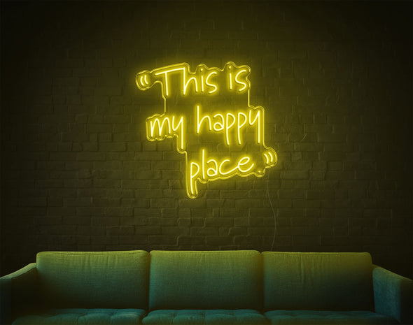 This Is My Happy Place LED Neon Sign