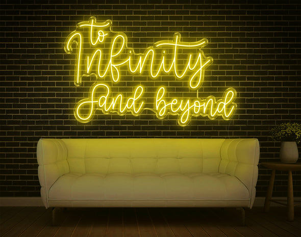 To Infinity And Beyond V1 LED Neon Sign