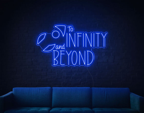 To Infinity And Beyond V2 LED Neon Sign