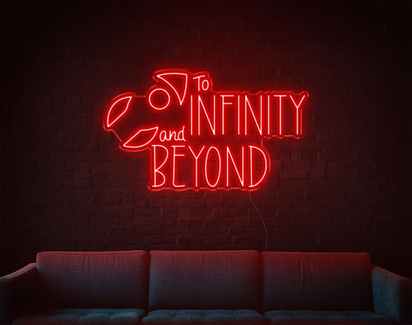 To Infinity And Beyond V2 LED Neon Sign