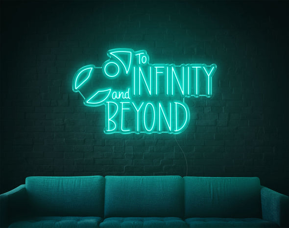 To Infinity And Beyond V2 LED Neon Sign