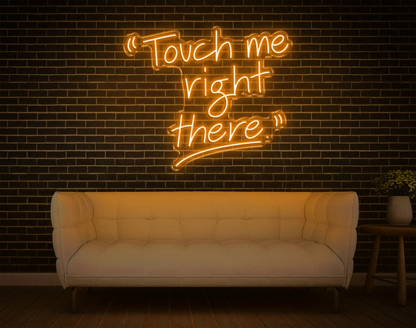 Touch Me Right There LED Neon Sign