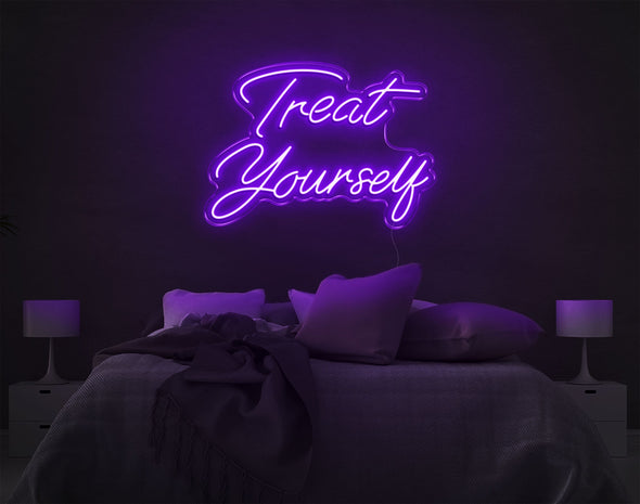 Treat Yourself LED Neon Sign