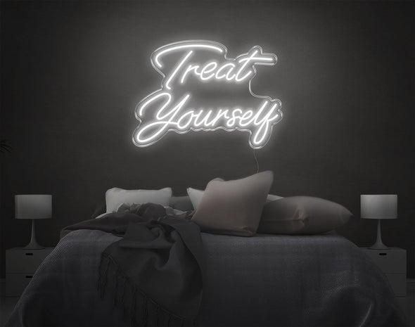 Treat Yourself LED Neon Sign