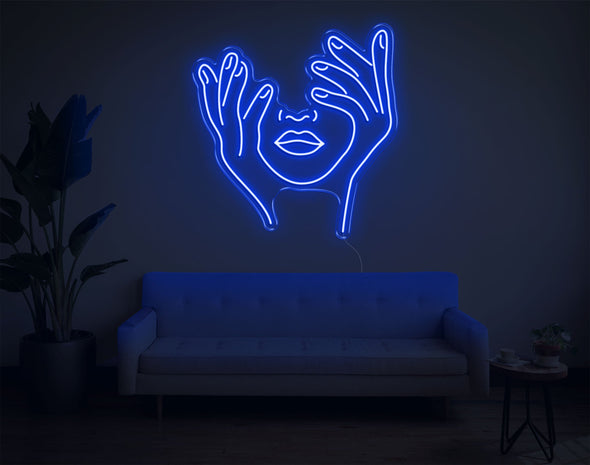 Trippy Face LED Neon Sign