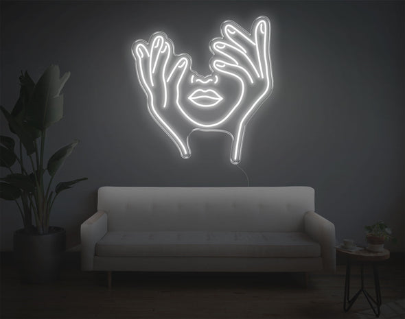Trippy Face LED Neon Sign