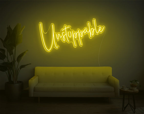 Unstoppable LED Neon Sign