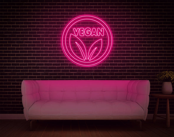 Vegan LED Neon Sign