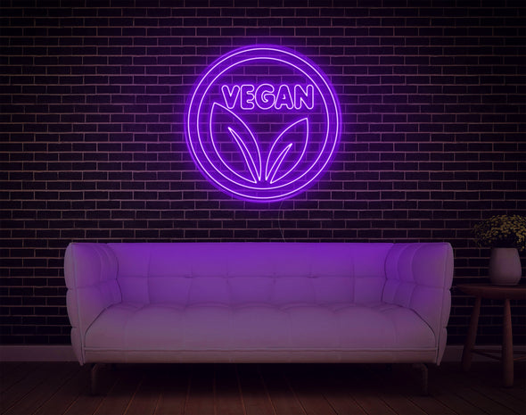 Vegan LED Neon Sign