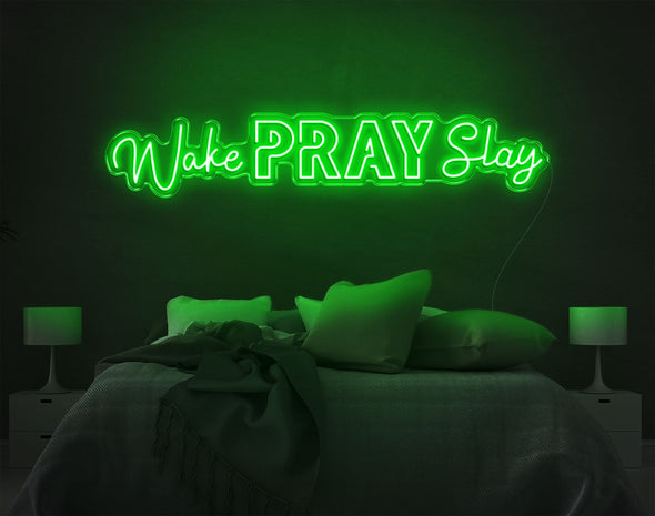 Wake Pray Slay LED Neon Sign