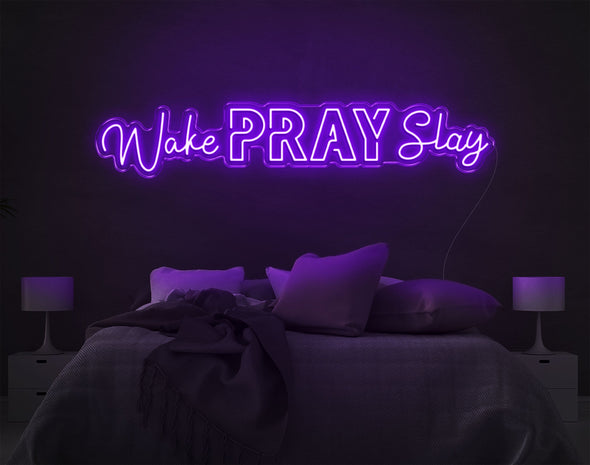 Wake Pray Slay LED Neon Sign