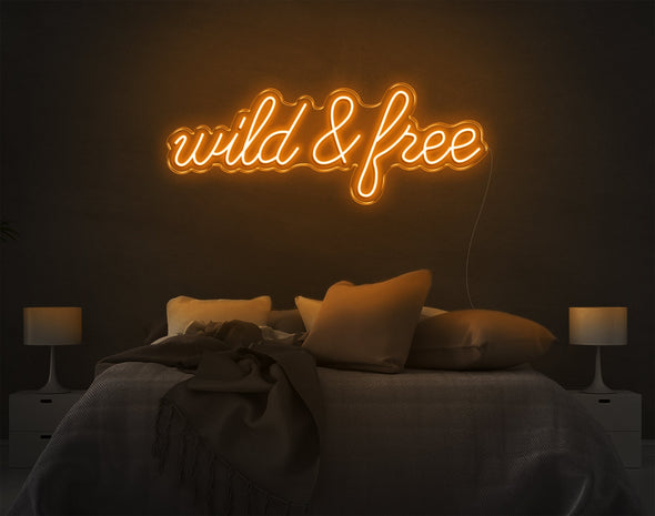 Wild And Free LED Neon Sign