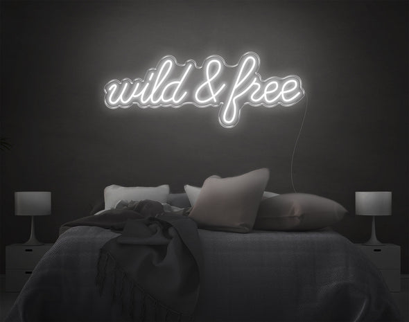 Wild And Free LED Neon Sign