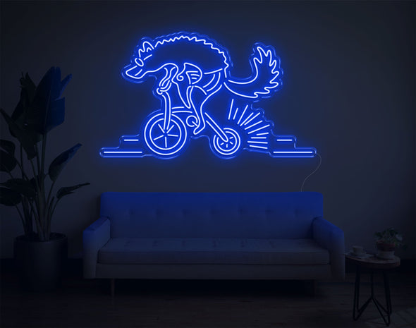 Wolf Bike LED Neon Sign