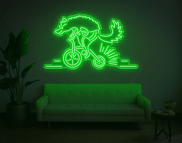 Wolf Bike LED Neon Sign