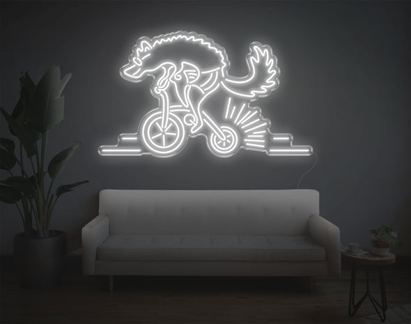 Wolf Bike LED Neon Sign