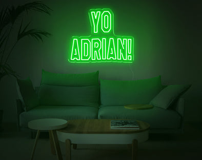 Yo Adrian! LED Neon Sign