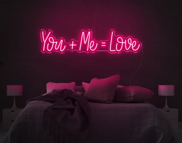 You Me Love LED Neon Sign