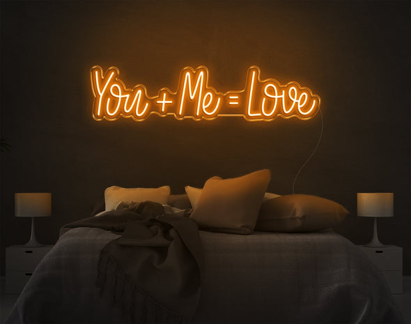 You Me Love LED Neon Sign