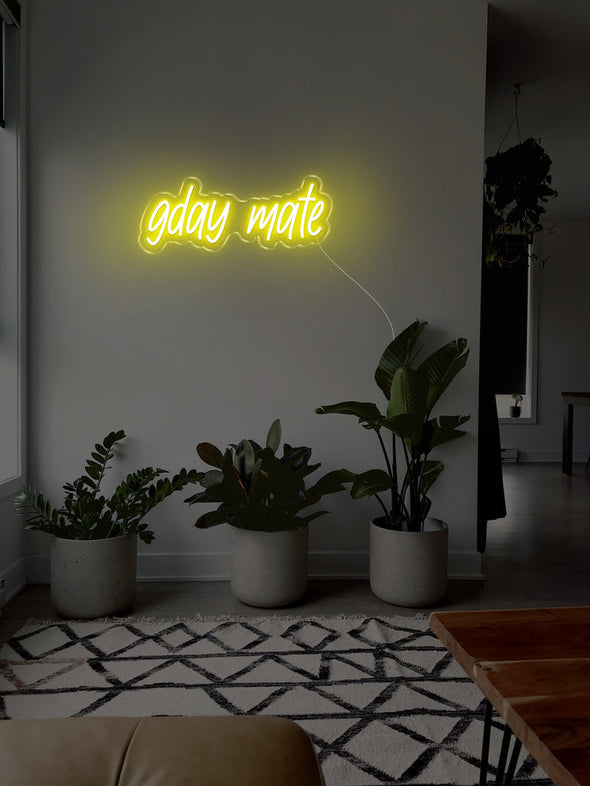 gday mate LED Neon sign